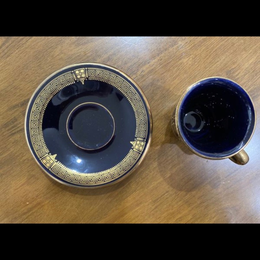 set of six teacups and saucers